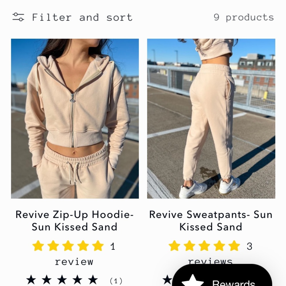 Expntl Revive zip up hoodie and sweatpants. Size M